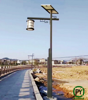 廊坊太陽能庭院燈公園安裝效果
